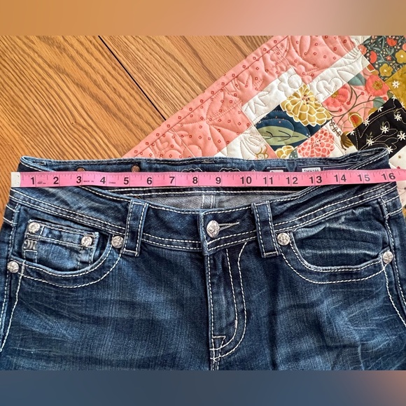 Miss Me Embellished Angel Wings Mid Rise Boot Jeans 30/34*** 😇 - Picture 6 of 15